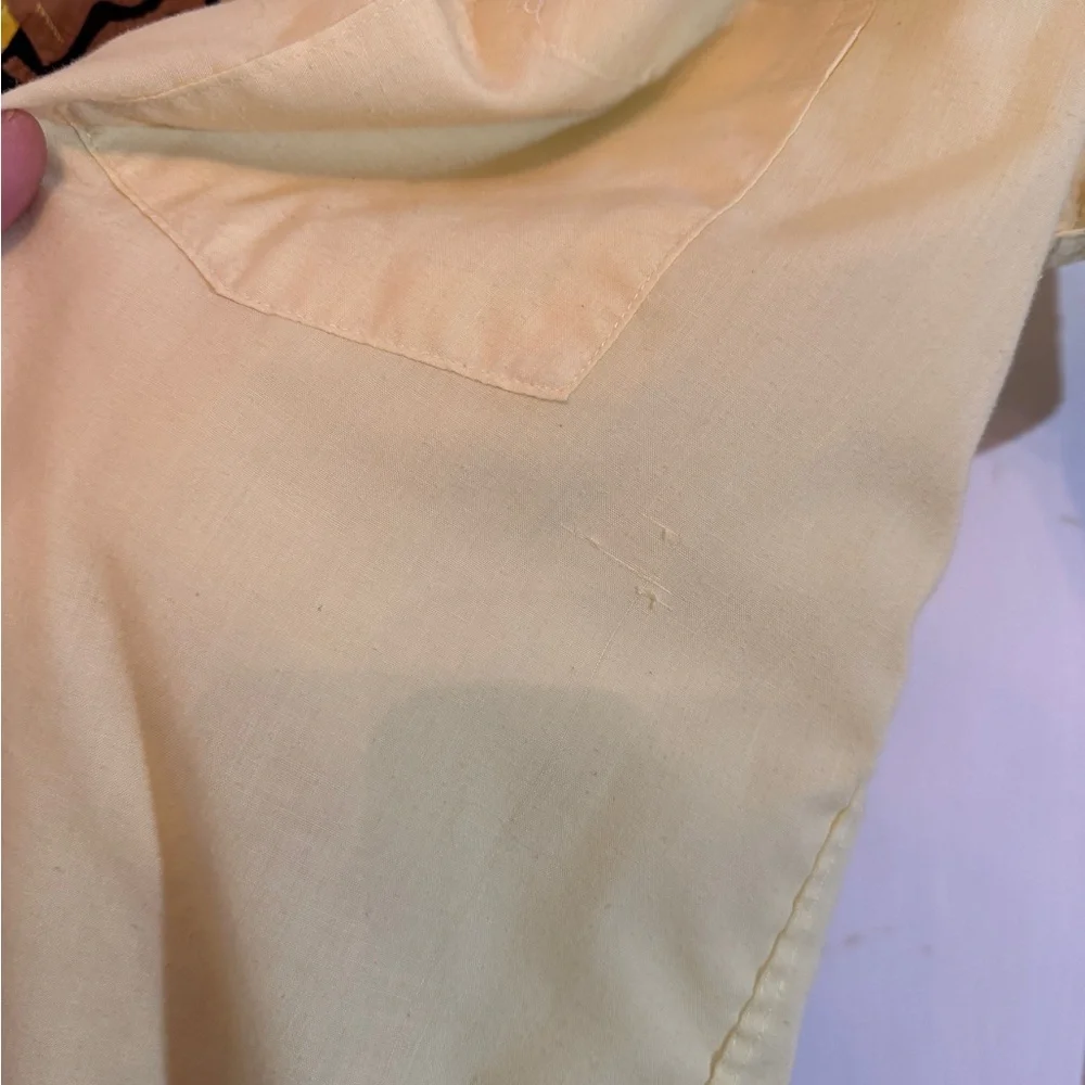 Panhandle Slim Yellow and Brown Embroidered Shirt - Picture 11 of 11